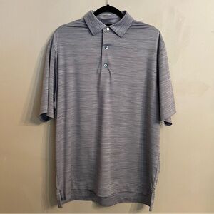 FootJoy Jacquard Wave Performance Golf Polo Platinum Size L